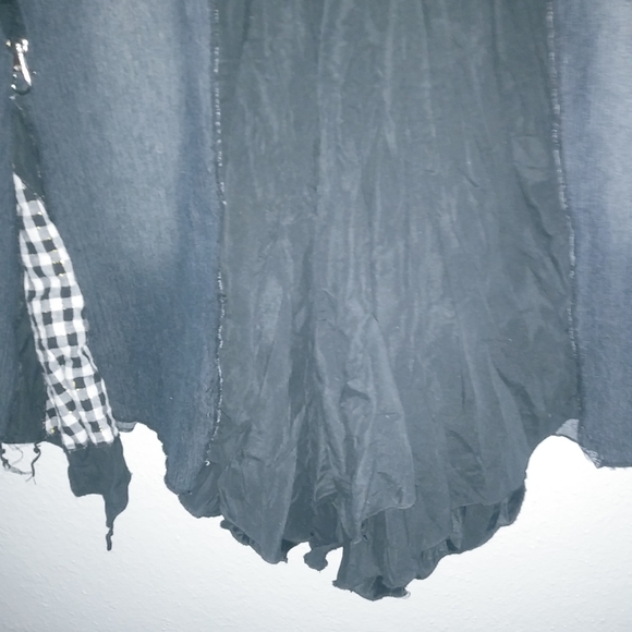 My Design 3 29 Jeans Black Grunge Goth Cargo Maxi Skirt - Picture 11 of 12